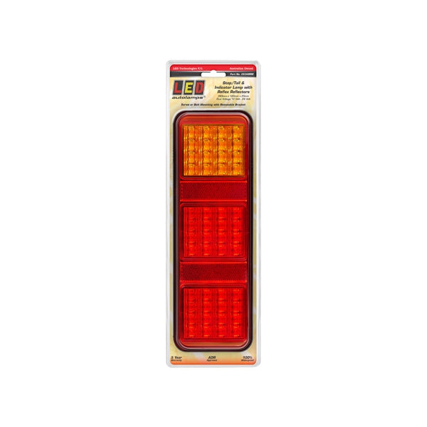 LED-283ARRM LED Autolamps LED Stop/Tail/Indicator/Reflector 12-24V 283x100x25mm | Stop/Tail/Indicator Lights| Perth Pro Auto Electric Parts