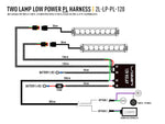 Load image into Gallery viewer, 2l-lp-12 Lazerlamps Two-Lamp Harness Kit W/Splice (Position Light, 12V) | Light Wiring perth pro auto electric parts

