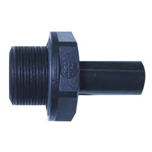 800-02014 John Guest Plastic 12mm x 1/2 BSP Straight Male Stem Adapter | Plumbing | Perth pro auto electric parts