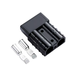 Anderson Connector Plug 50A Black Pins Suit 8mm2 | Connectors