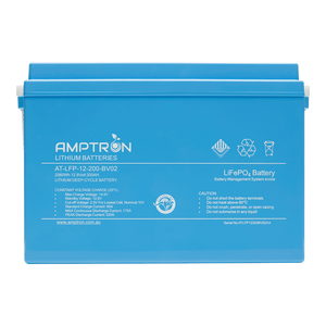 Amptron Lithium Battery 12V 200 Ah / 175A Continuous discharge LiFePO4 Battery | Lithium