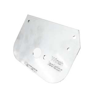 Toyota Landcruiser battery master switch on / off isolator mounting plate to suit VDJ FTV radiator fan shroud with integrated Mega fuse holder mounting holes.