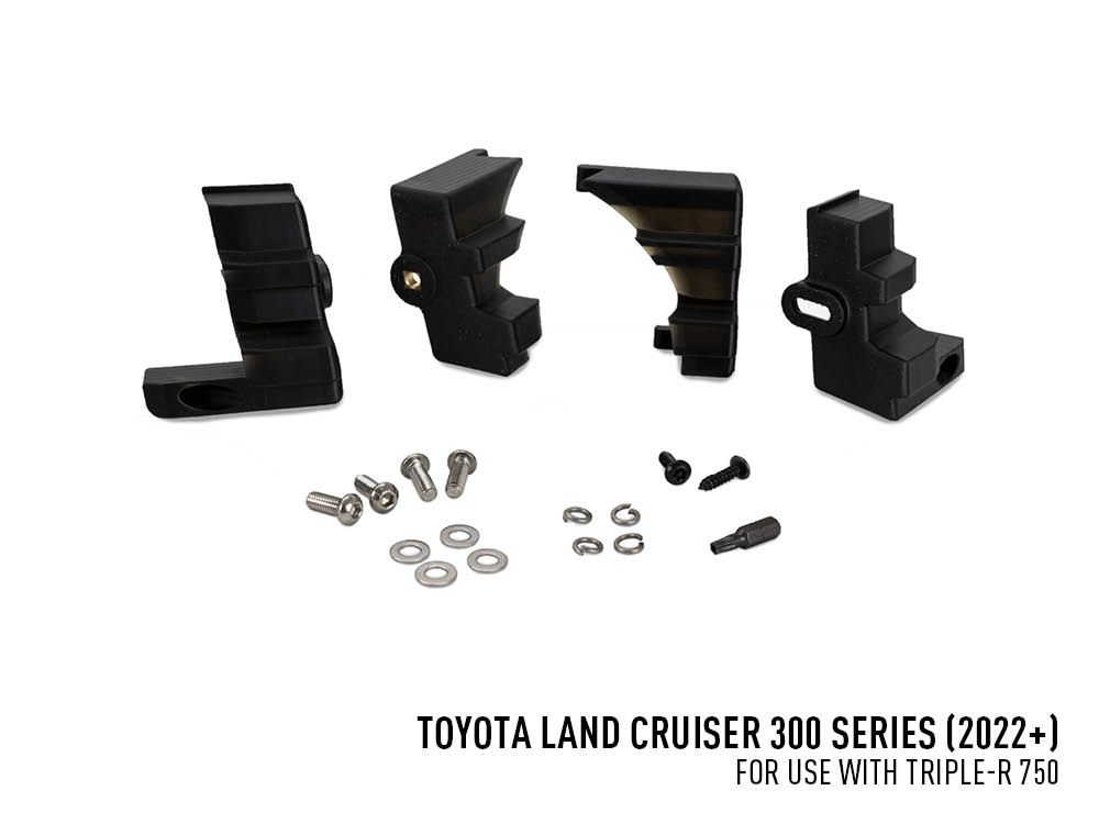Toyota LC300 (2022+) Grille Mount Kit - Elite (includes: 2 x Triple-R 750 Elite (Gen2), 1 x GM-LC300-01K, 1x 2L-LP-120)