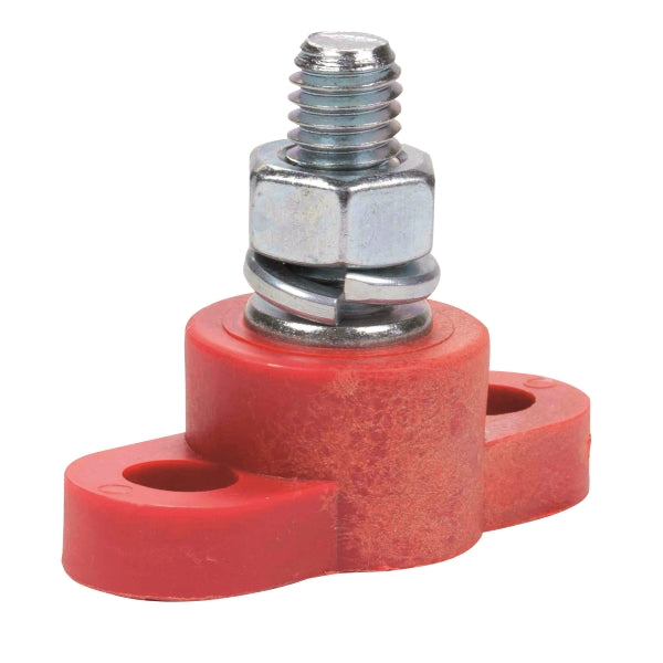 Junction Block black / red Insulated Stud 10mm | Circuit Protection