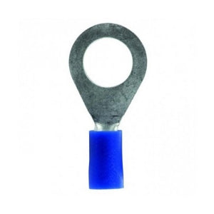 Series of 4mm Blue Insulated Ring Terminals | Crimps/Lugs