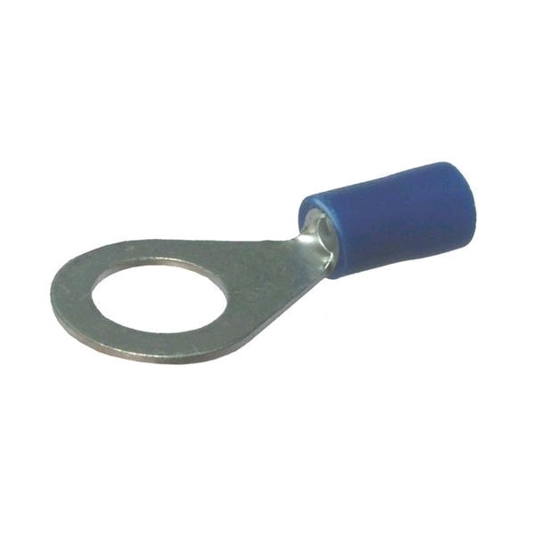Series of 4mm Blue Insulated Ring Terminals | Crimps/Lugs