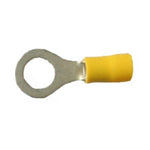 Load image into Gallery viewer, Series of 5-6mm Yellow Insulated Ring Terminals | Crimps/Lugs
