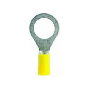 Series of 5-6mm Yellow Insulated Ring Terminals | Crimps/Lugs