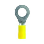 Load image into Gallery viewer, Series of 5-6mm Yellow Insulated Ring Terminals | Crimps/Lugs
