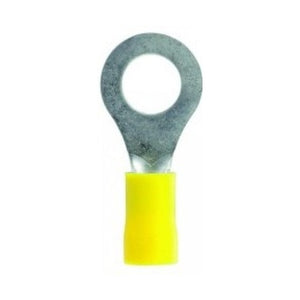 Series of 5-6mm Yellow Insulated Ring Terminals | Crimps/Lugs