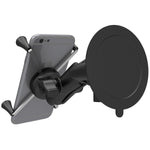 Load image into Gallery viewer, RAM Mounts Twist-Lock Suction Cup Mount with Universal X-Grip Large Phone/Phablet Cradle
