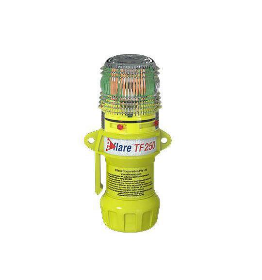 Fire One Flashing safety beacon & torch red