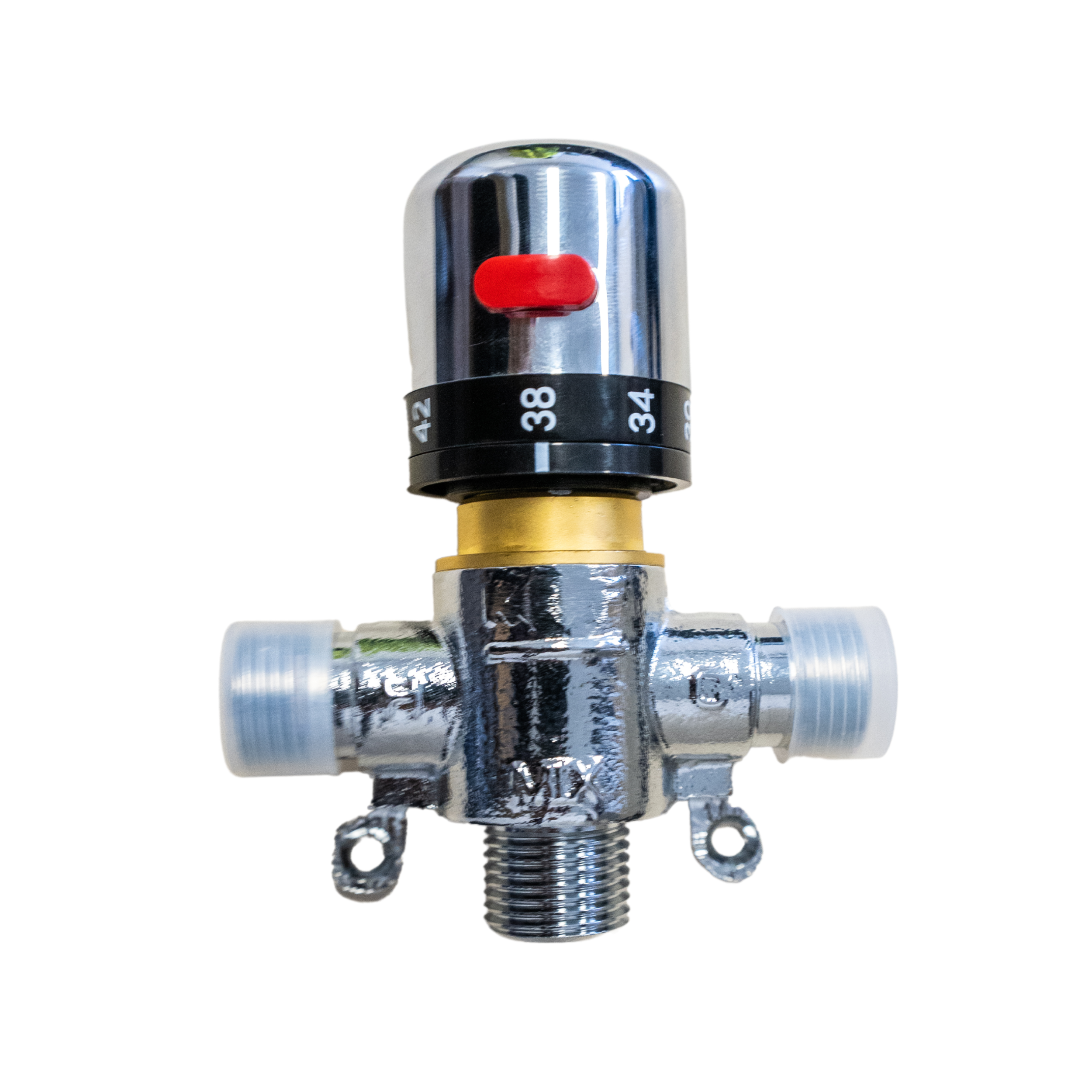 Temperature Mixing Valve Brass Hot Cold Thermostatic Valve, thread size 1/2 BSP female